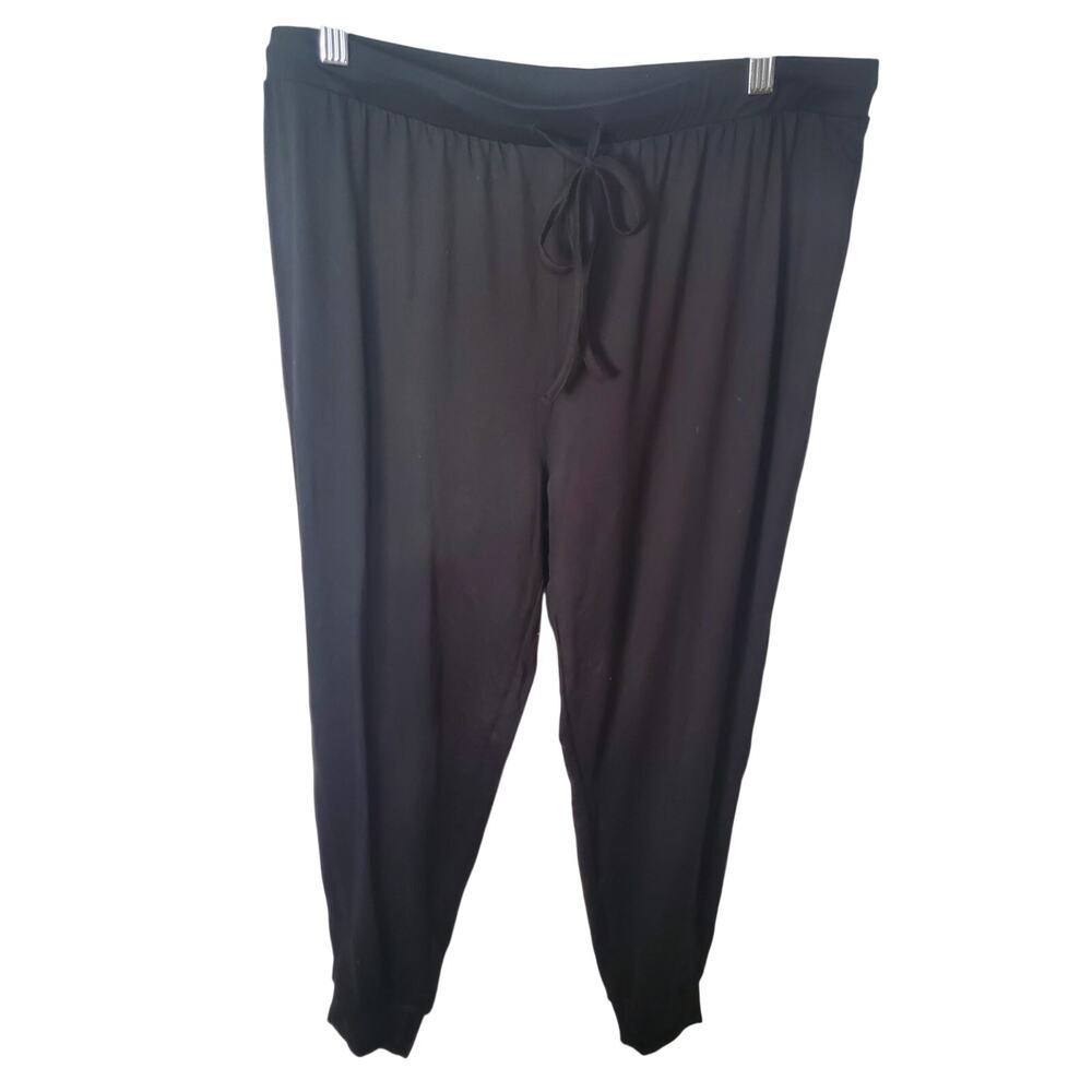 Spooky Night Black Jogger Lounge Pajama Pants, NWOT, Large